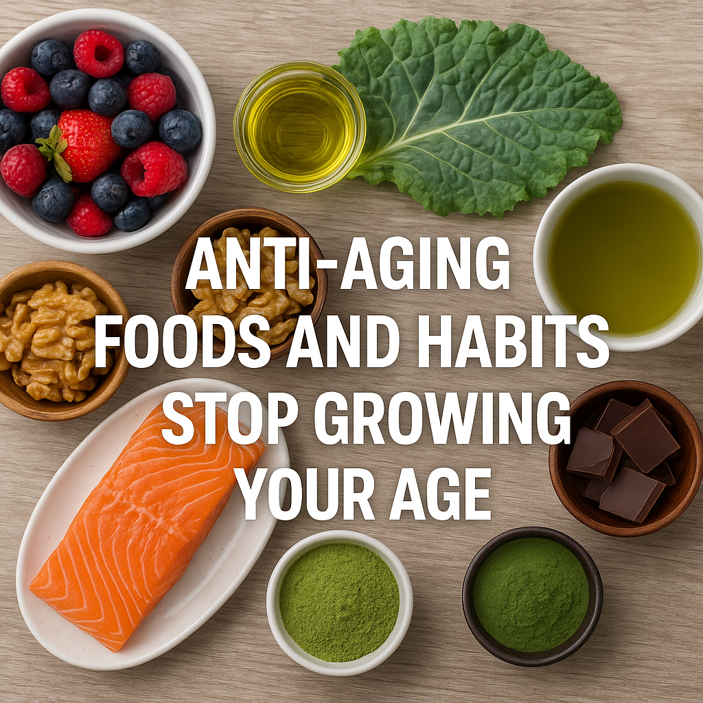 Anti-Aging Foods and Lifestyle Habits that Stop Growing Your Age